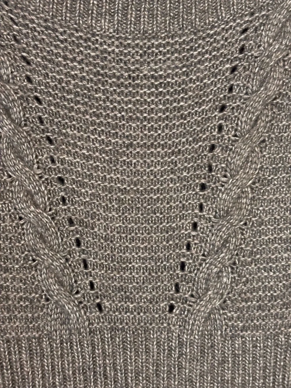 🌸 Armani Exchange Heather Gray Off-the-Shoulder Knit Dress Sweater Size Small
